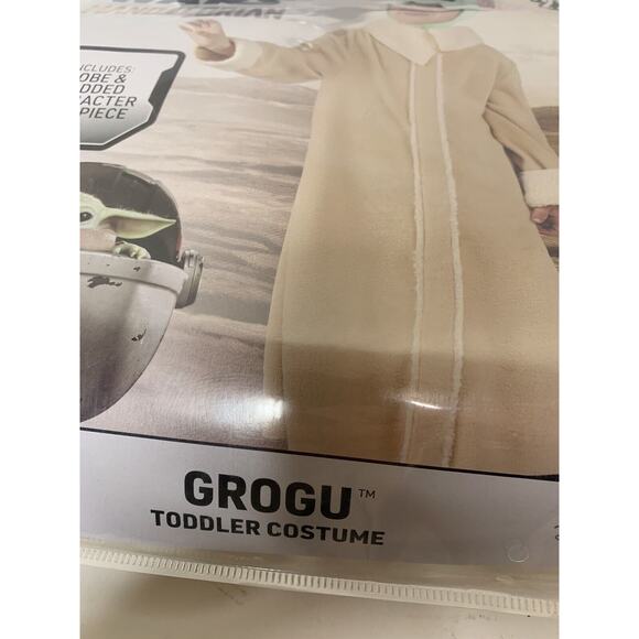 Star Wars The Mandalorian Child Baby Yoda GROGU Toddler Costume 3T-4T Disney - Picture 3 of 6